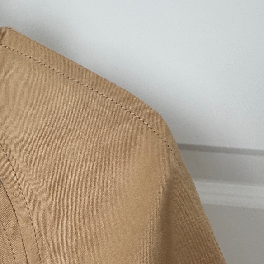 Diane von Furstenberg Beige Utility Shirt Dress - Picture 7 of 8